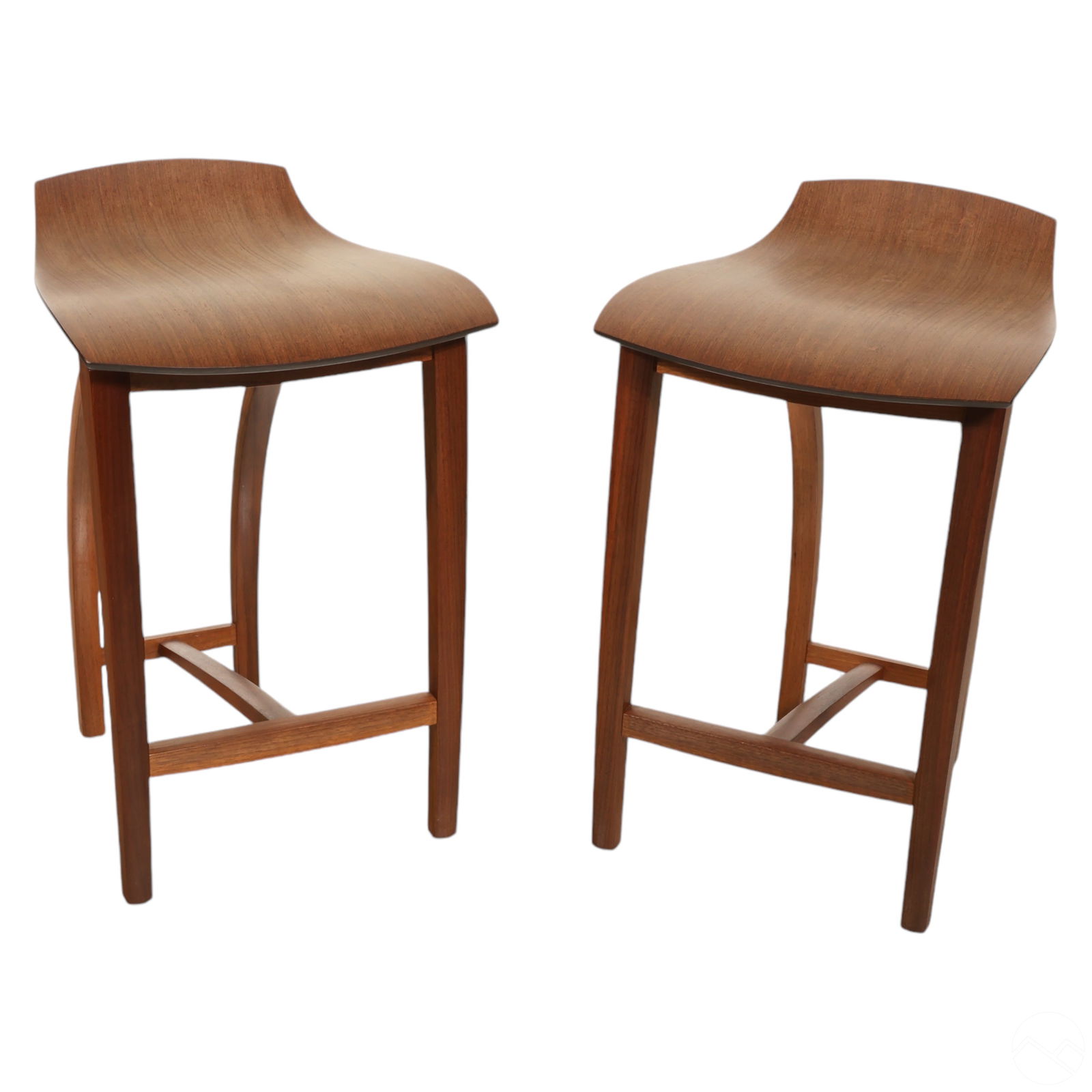 Reed Hansuld Pair Counter Height Bar Stools SIGNED (1 of 5)