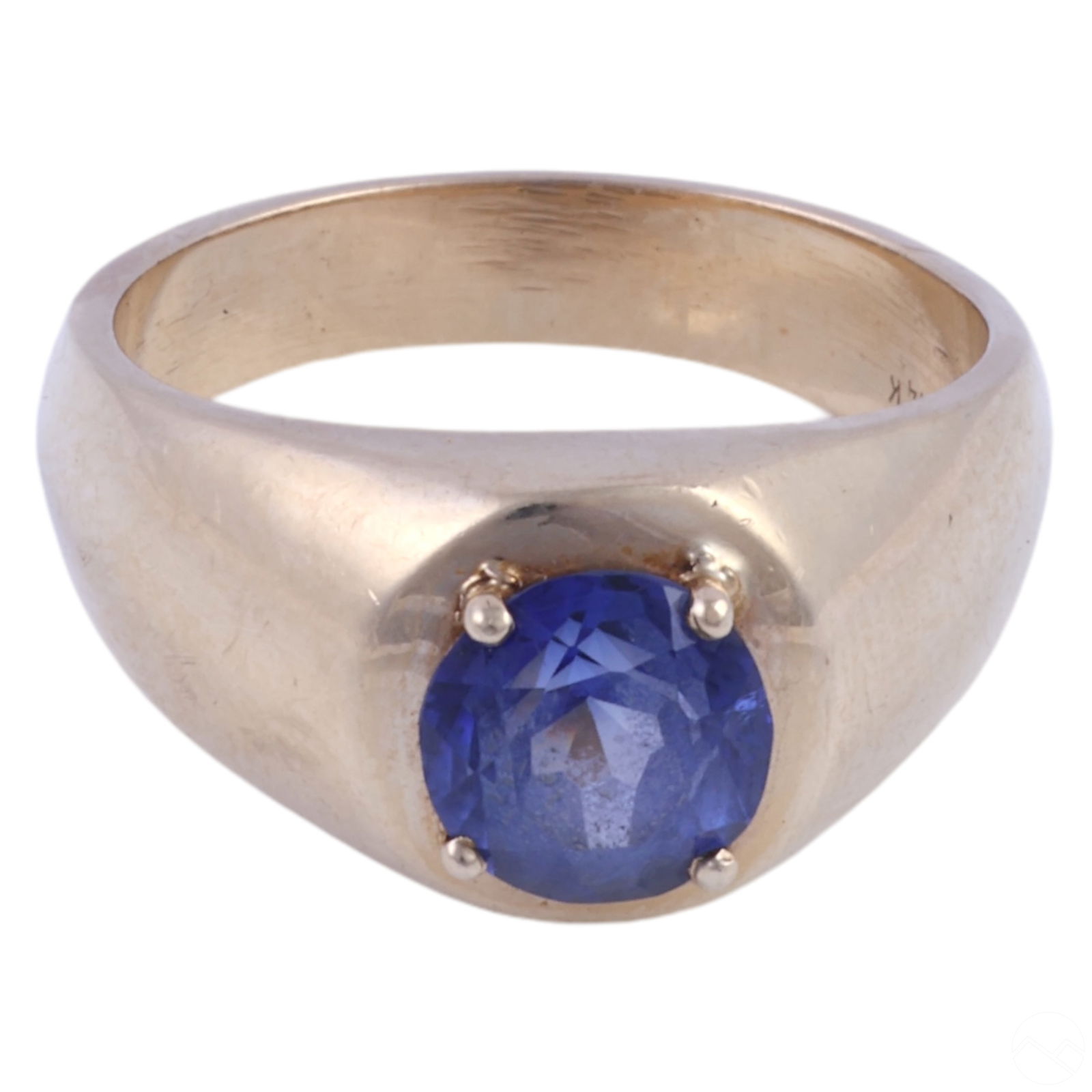 14k Yellow Gold Tanzanite Gemstone Ring Size 10.5 (1 of 6)