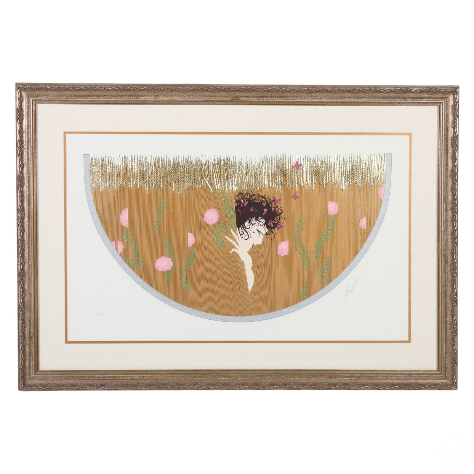 Erte 1892-1990 The Harvest Gold Foil Litho SIGNED (1 of 6)