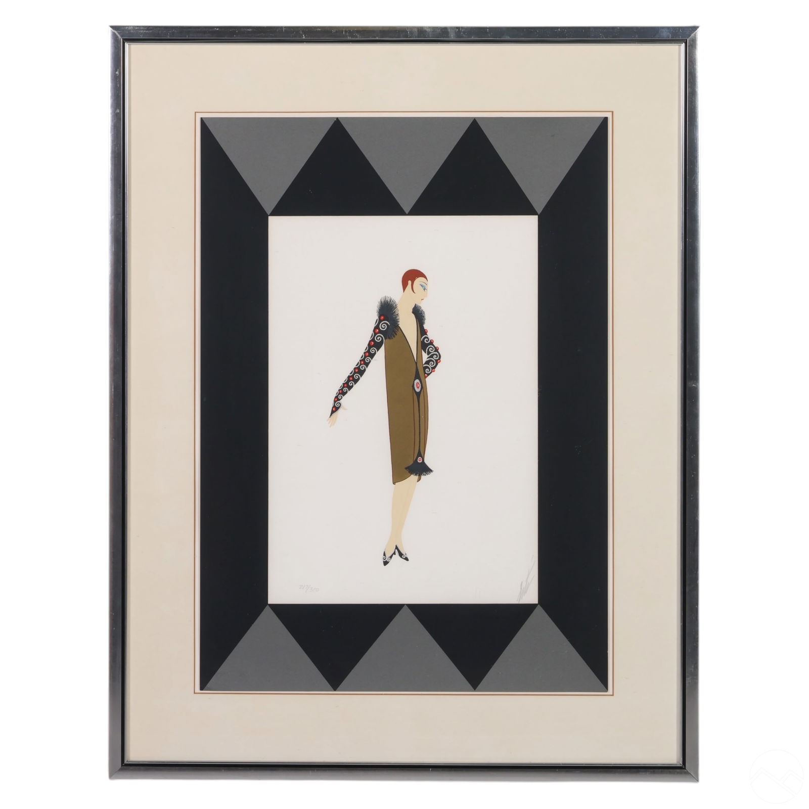 Erte Manhattan Mary II Fashion Serigraph SIGNED (1 of 6)