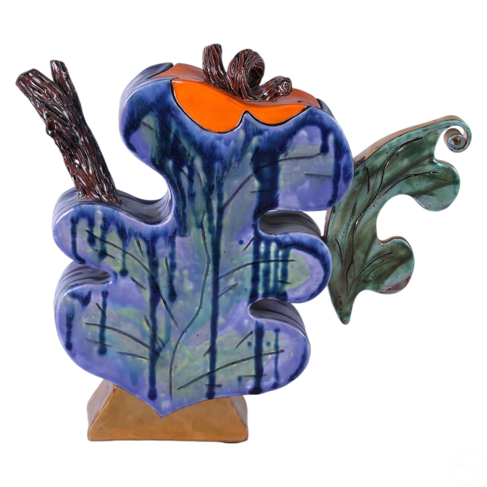 Carol Gouthro b.1952 Art Pottery Teapot Sculpture (1 of 5)