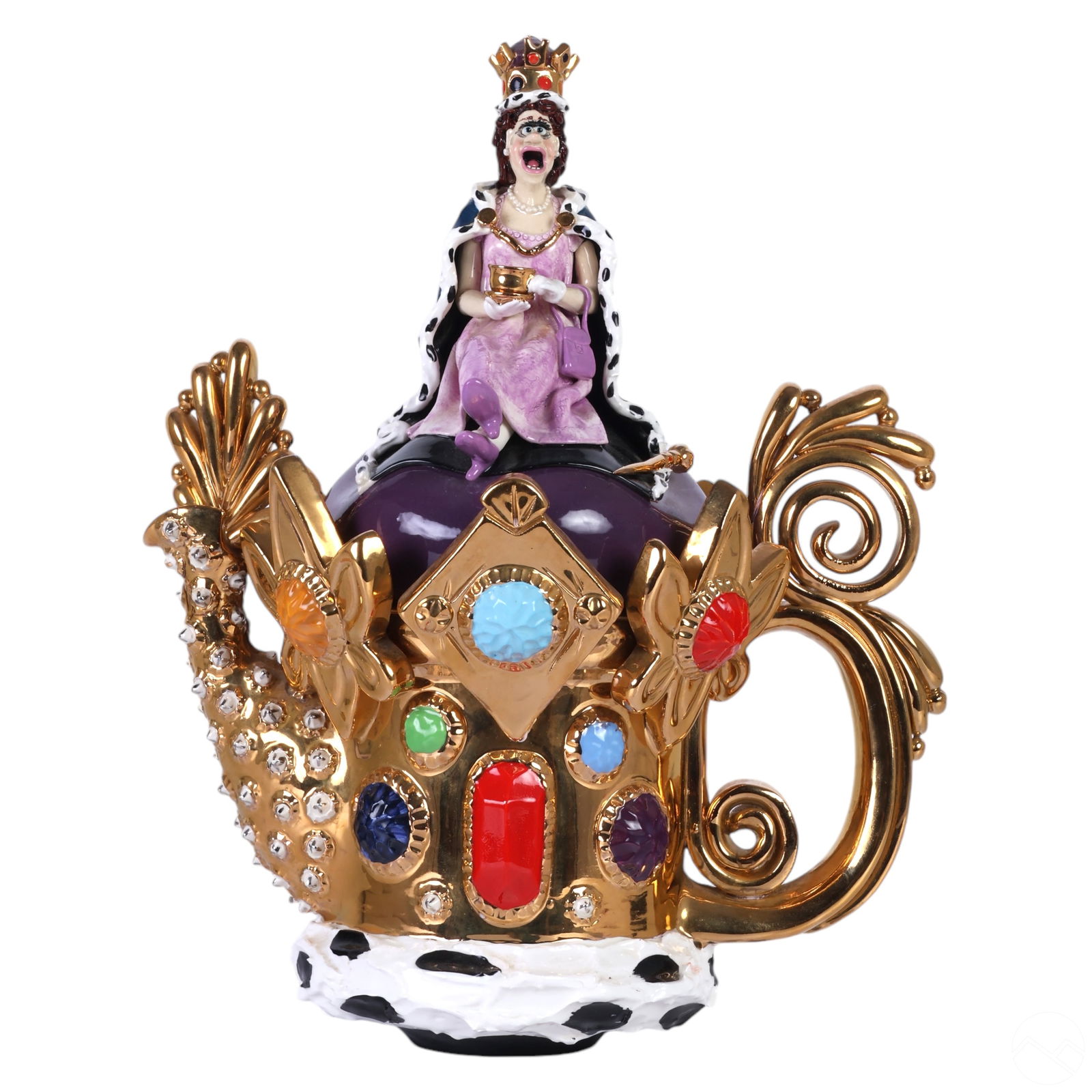 Doug Anderson b.1957 Whimsical Art Pottery Teapot (1 of 6)