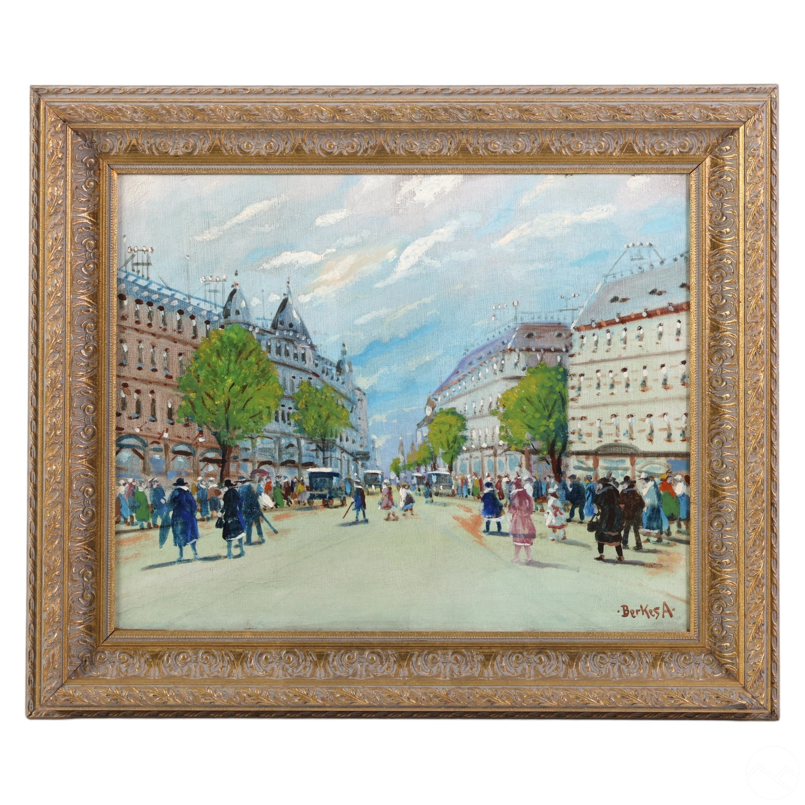 Antal Berkes 1874-1938 Parisian Street Painting (1 of 5)