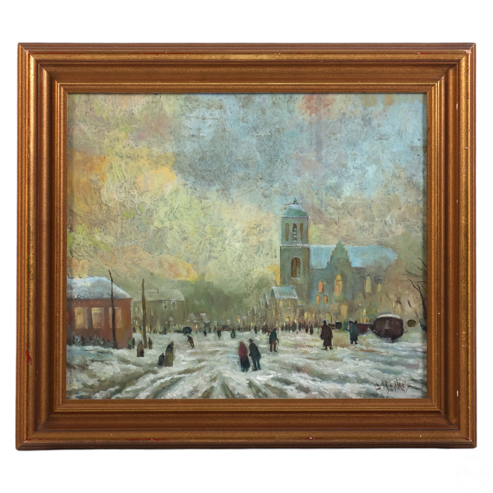 Antal Berkes 1874-1938 Parisian Street Painting (1 of 6)