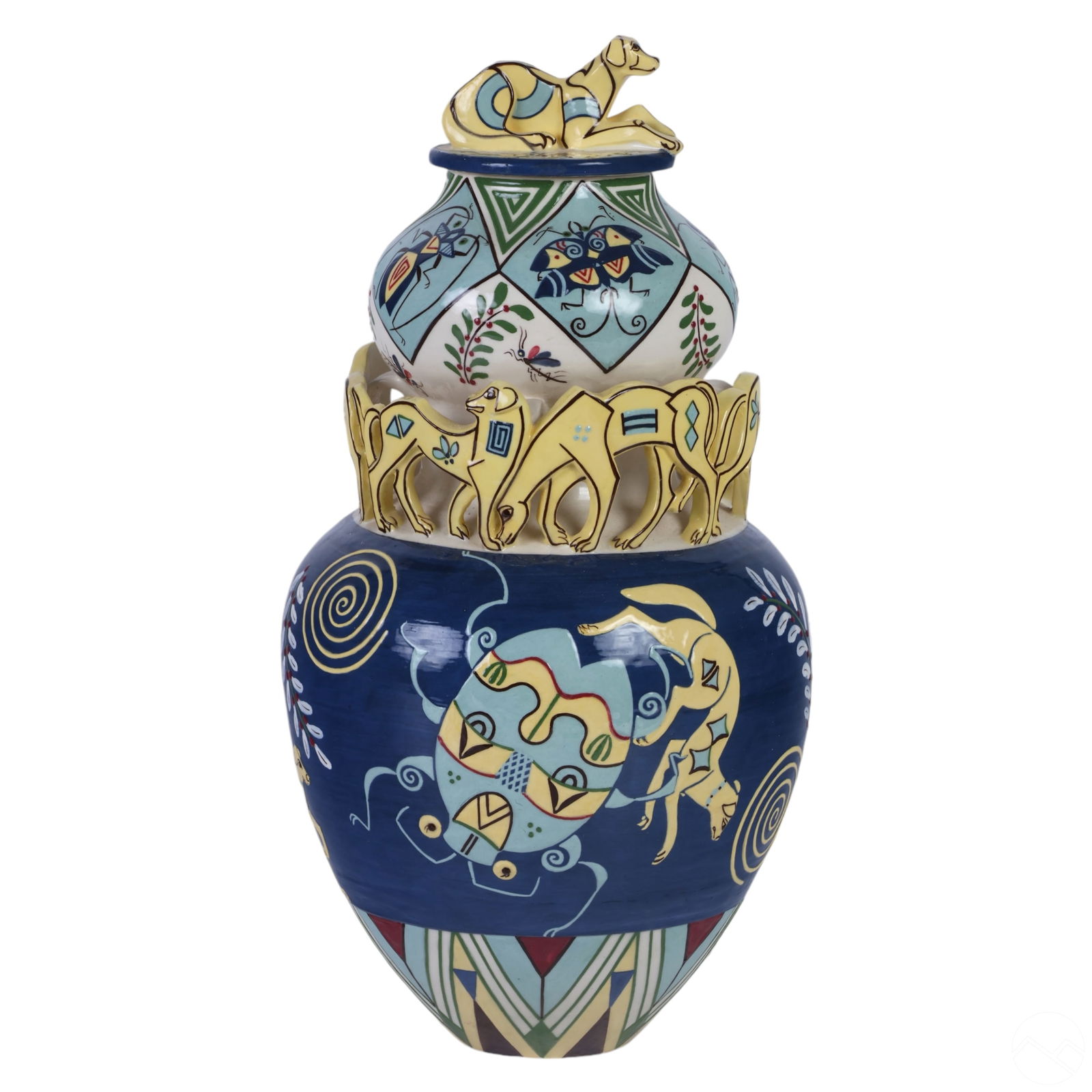 Mariko Swisher b1957 Studio Art Pottery Urn SIGNED (1 of 7)