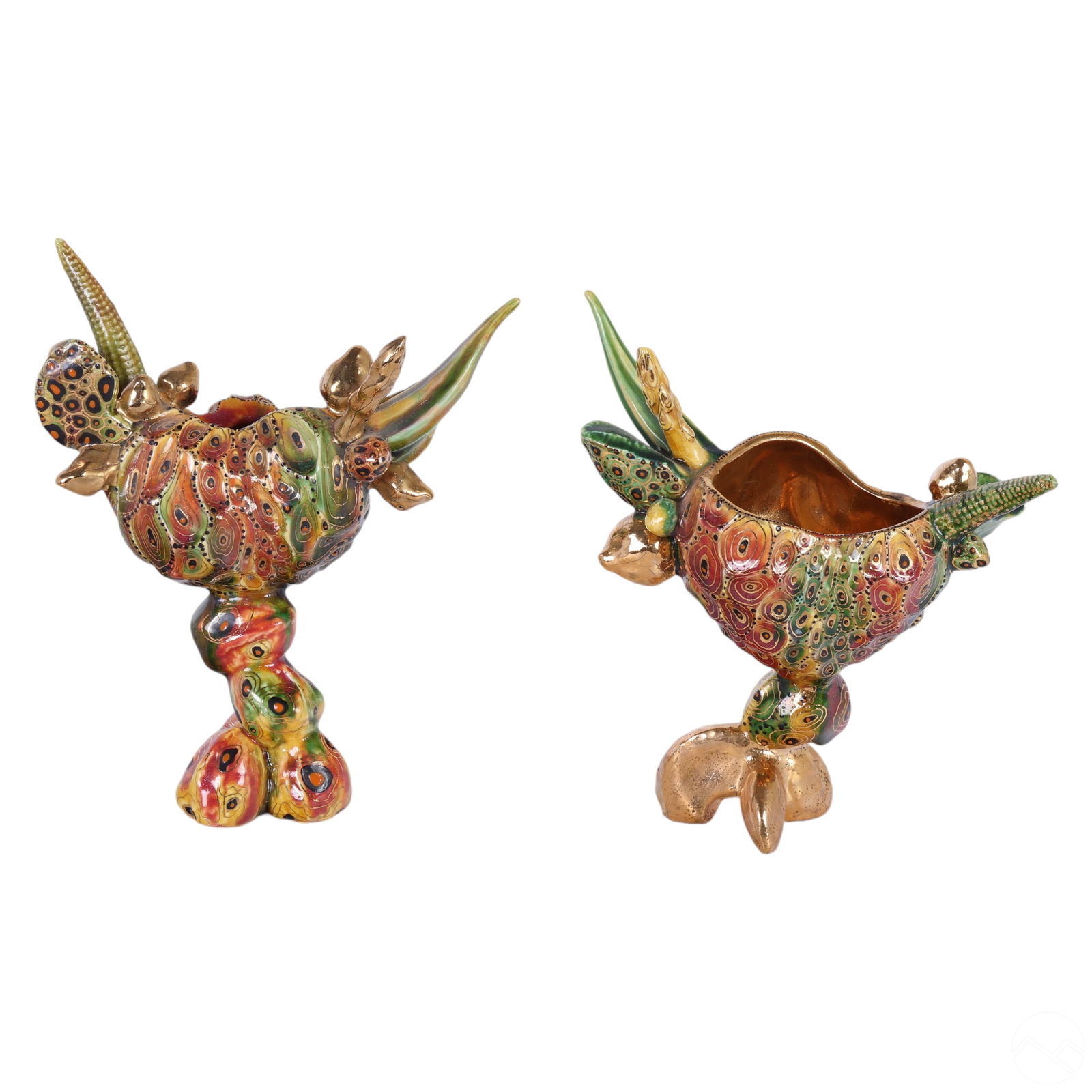 Joan Takayama Ogawa b.1955 Two Art Pottery Vessels (1 of 10)