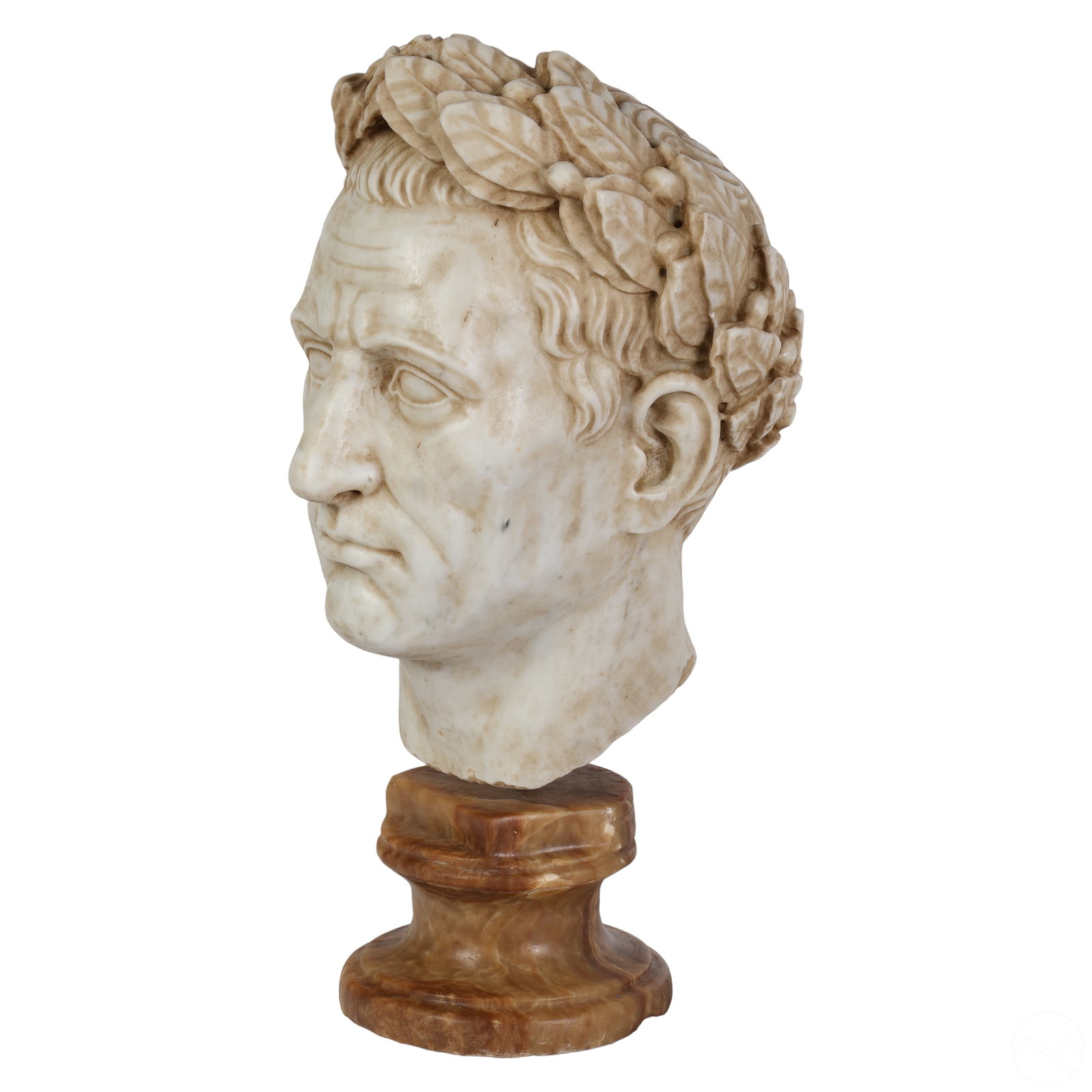 Julius Caesar Neoclassical Marble Bust Sculpture (1 of 5)