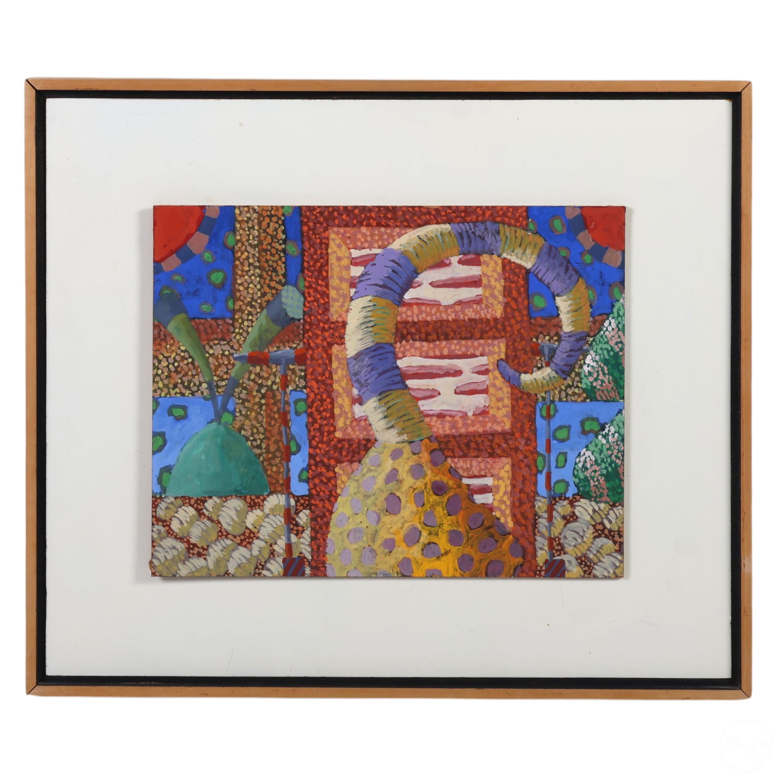 Jack Portland b.1946 Abstract Landscape Painting (1 of 6)