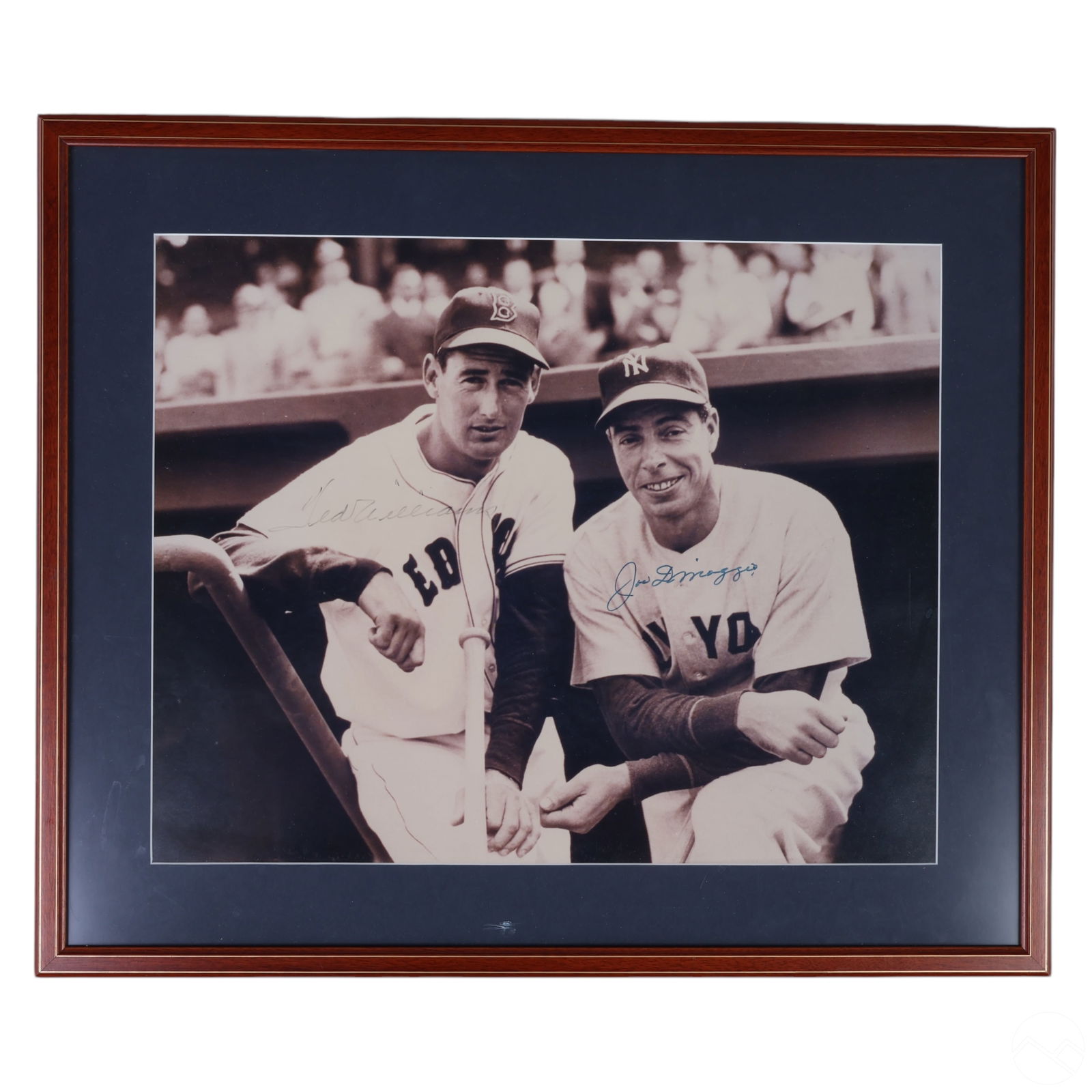 Joe DiMaggio & Ted Williams SIGNED Photo w JSA COA (1 of 6)