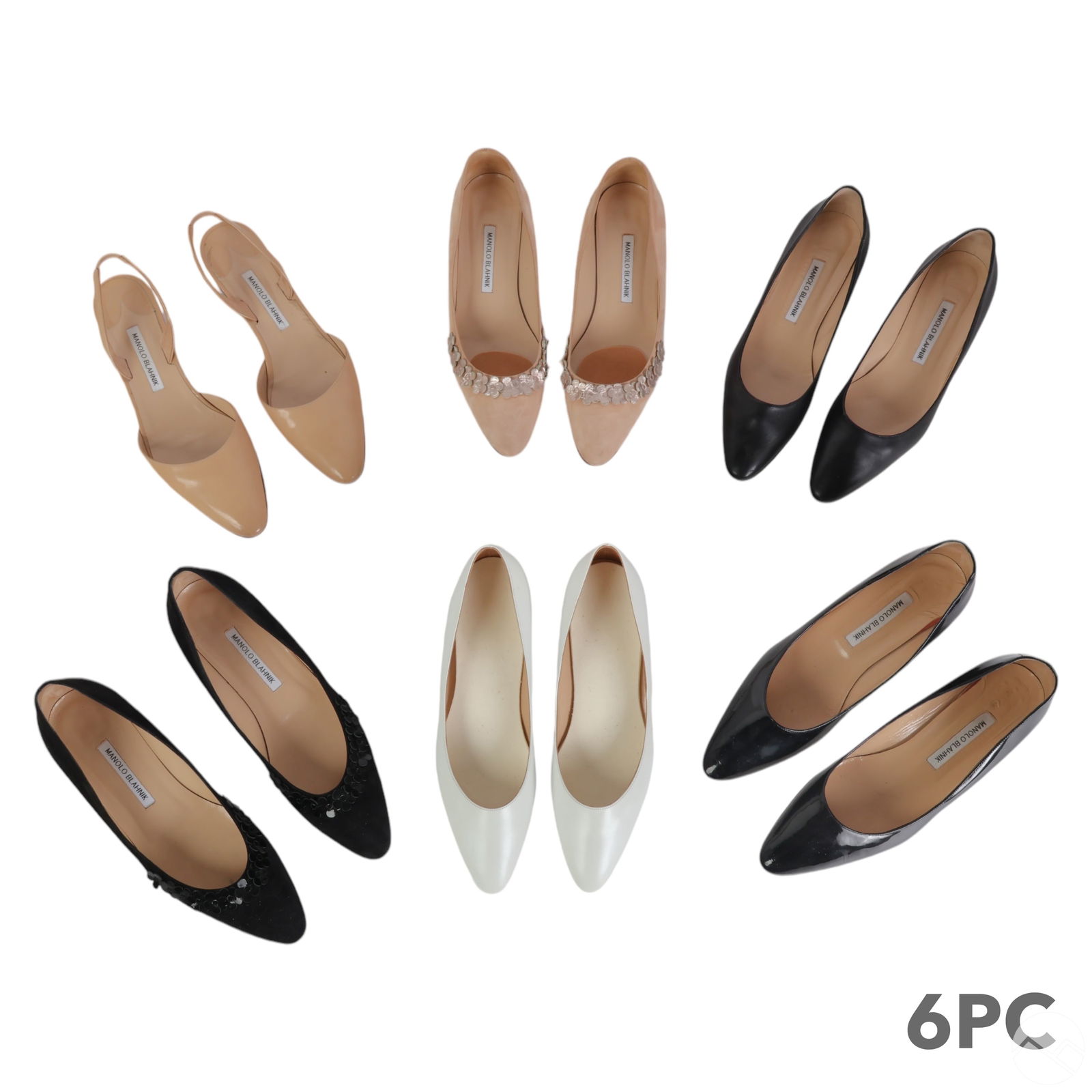 Manolo Blahnik Ladies Luxury Designer Shoes 6p LOT (1 of 10)