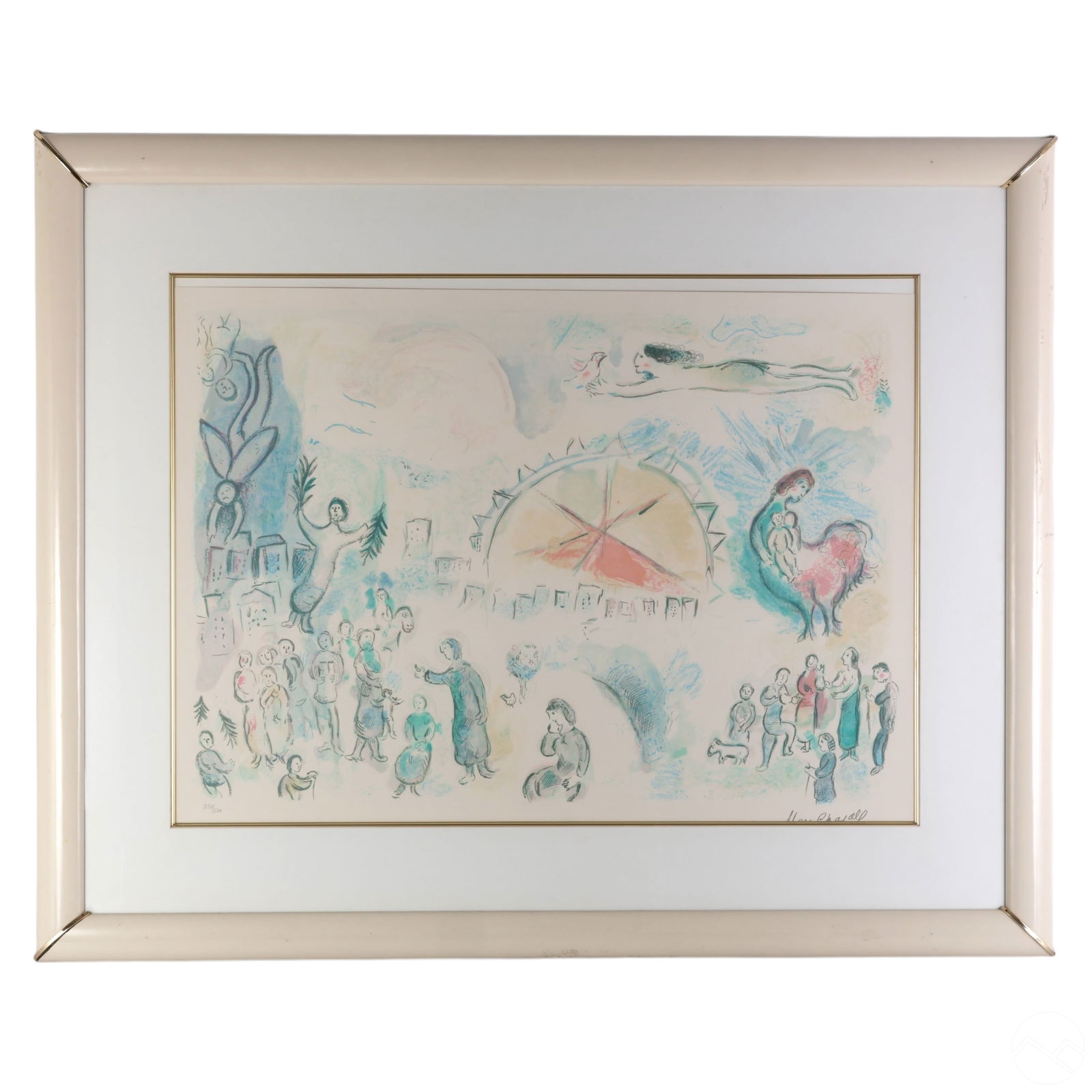 Marc Chagall 1887-1985 Procession De Noel SIGNED (1 of 7)