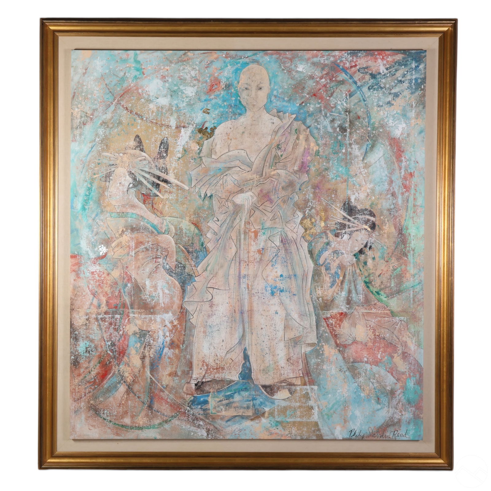 Philip Standish Reed 1927-2000 Abstract Painting (1 of 7)