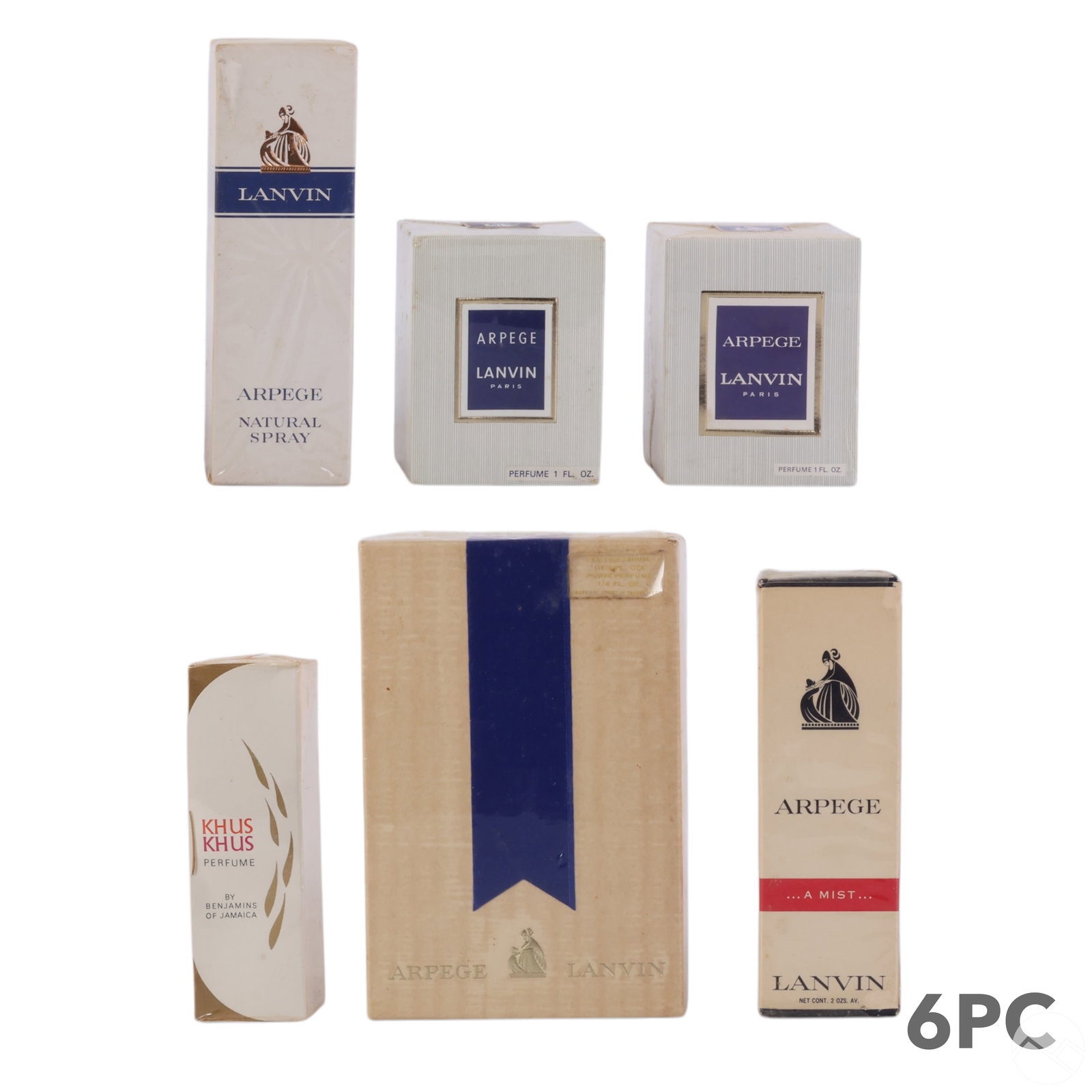 Lanvin Arpege Perfumes 6pc ESTATE LOT SEALED BOXES (1 of 5)