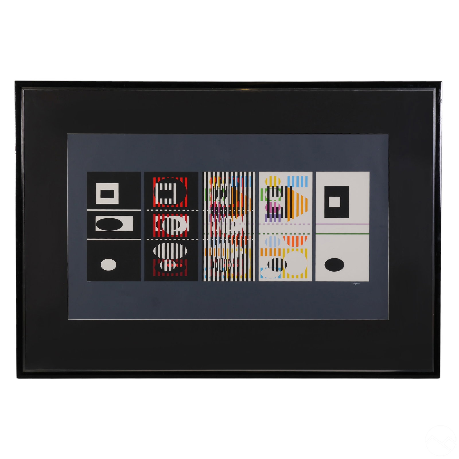 Yaacov Agam b.1928 Five Phases Serigraph SIGNED (1 of 8)