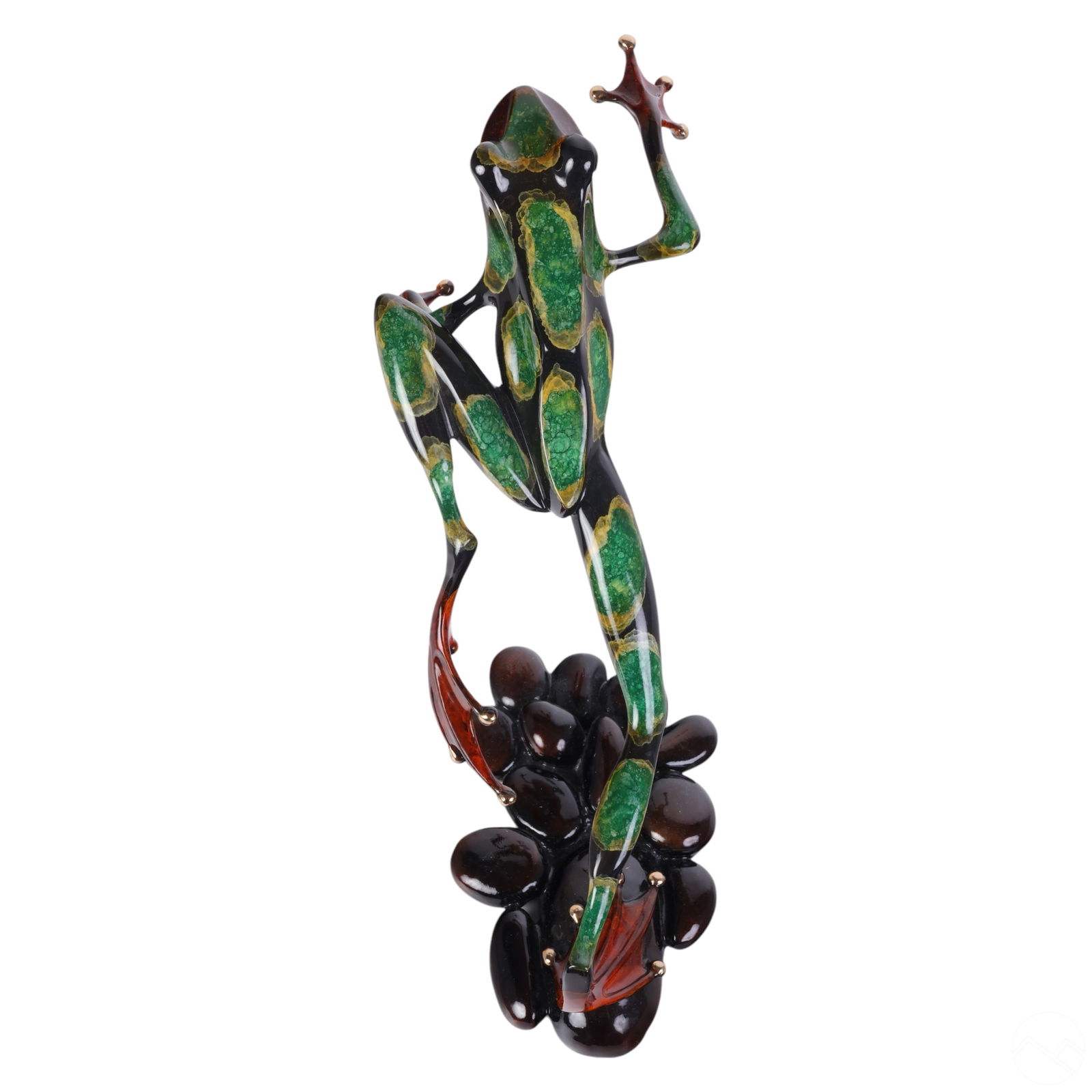 Tim FROGMAN Cotterill Bronze Leap Frog Sculpture (1 of 7)