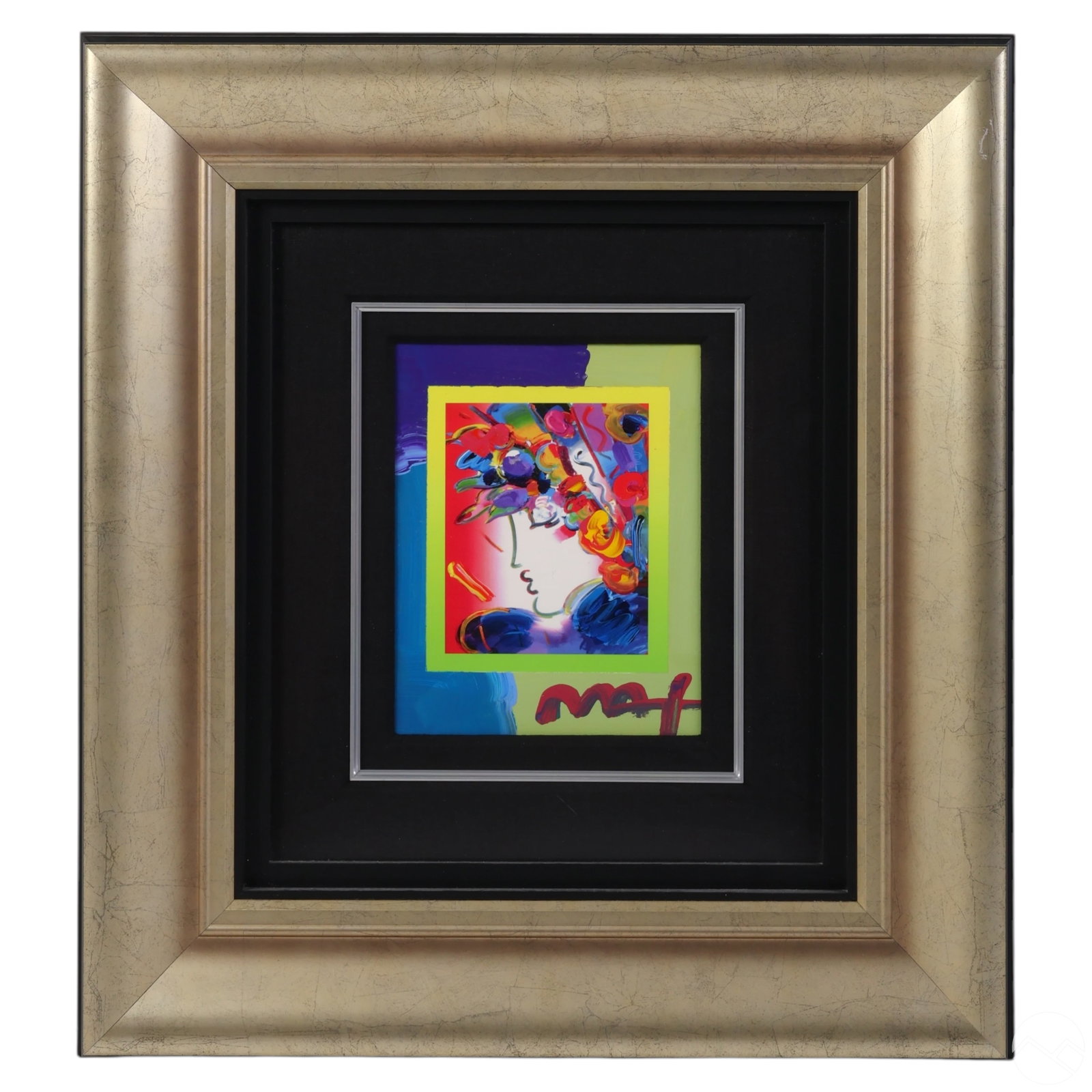 Peter Max b1937 Blushing Beauty Mixed Media SIGNED (1 of 6)