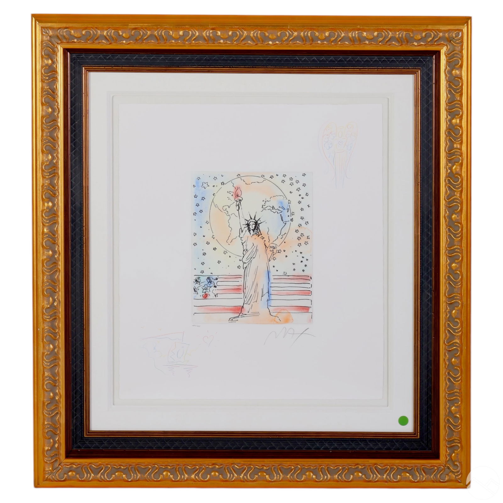 Peter Max b.1937 Peace on Earth LE Etching SIGNED (1 of 10)