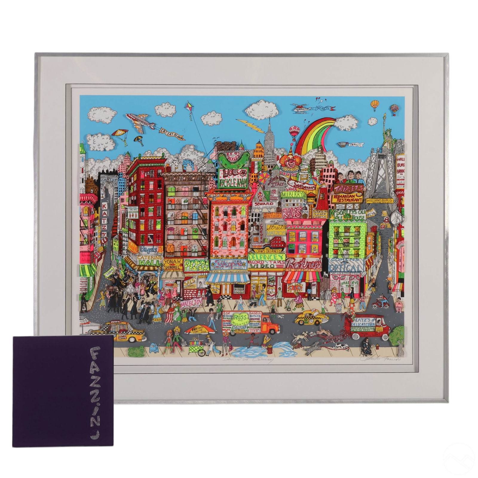 Charles Fazzino NYC Serigraph & Autographed Book (1 of 11)
