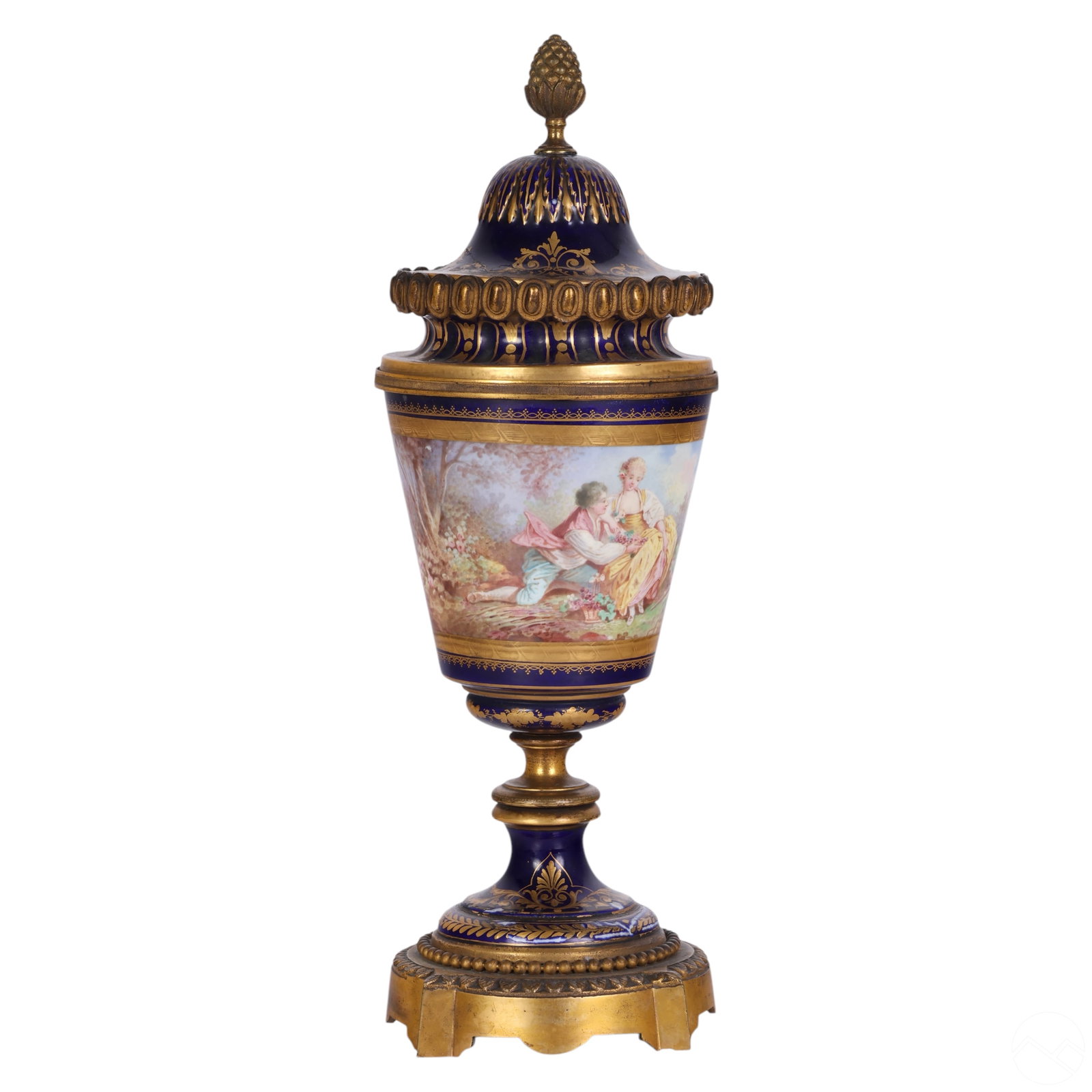 19C Sevres French Porcelain and Bronze Mounted Urn (1 of 7)