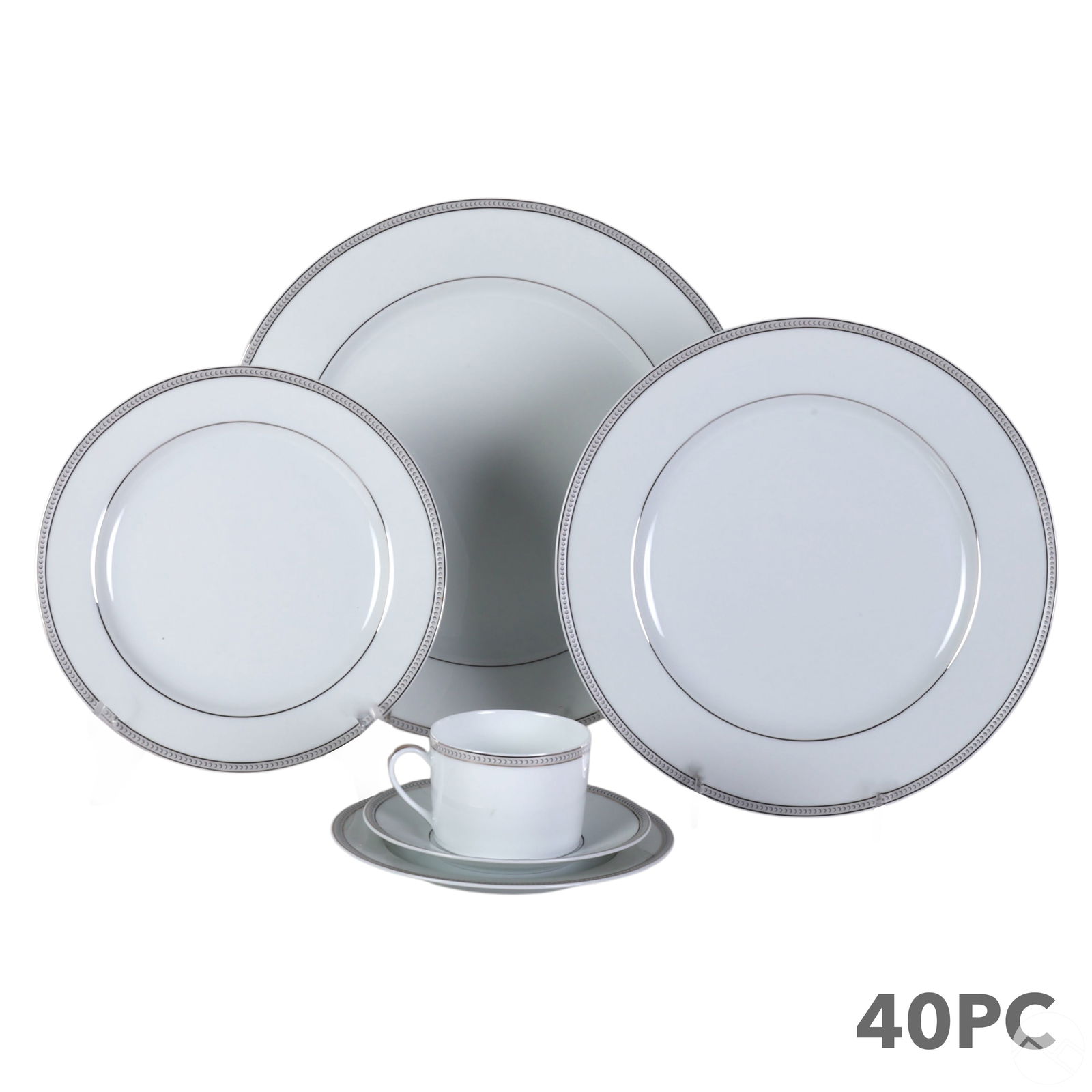 Christofle Perles Dinner Place Setting 40pc SET (1 of 5)