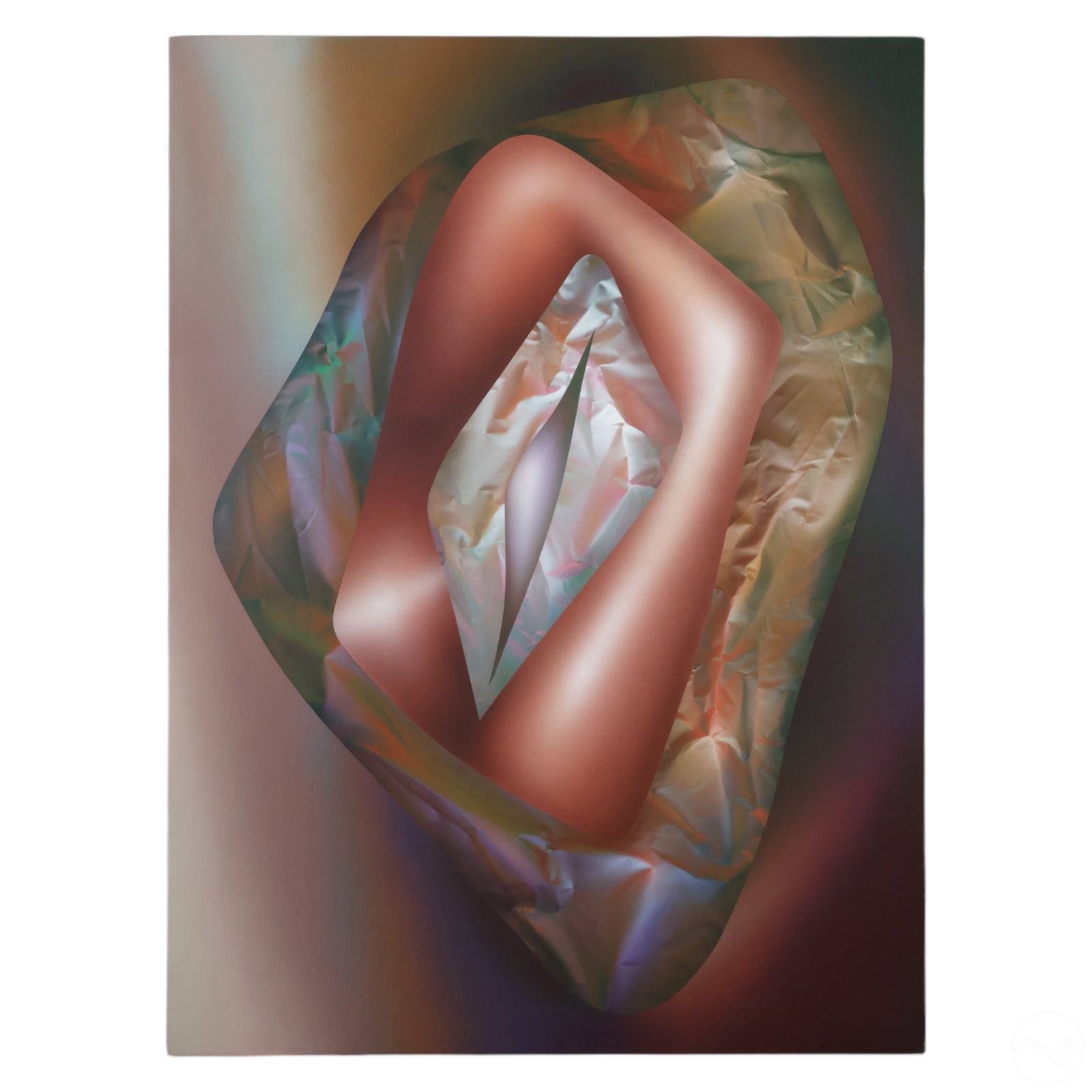 Peter H. Mackie b1950 Surrealist Abstract Painting (1 of 8)