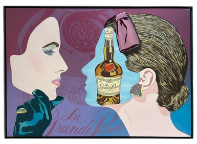 Clayton Lefevre 20C. La Grand Passion Ad Painting