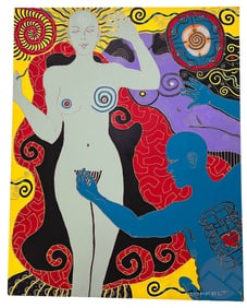 Jon Coffelt (b.1963) Abstract Figurative Painting