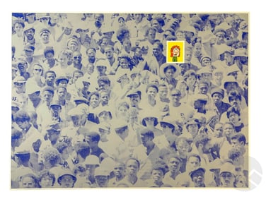 Julia Wachtel b1956 Trial Proof Screenprint SIGNED