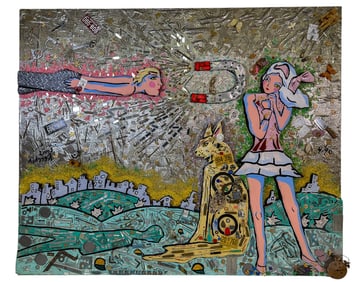 Louis Recchia (b.1949) Contemporary Assemblage Art