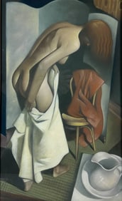 Gary Kelley (b.1945) Art Deco Female Nude Pastel