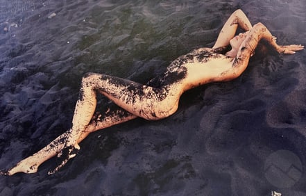 Antonio Guccione 1947-2021 Nude in Sand Photograph