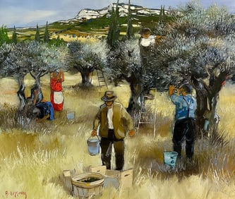 Andre Deymonaz 1946-2019 French Landscape Painting