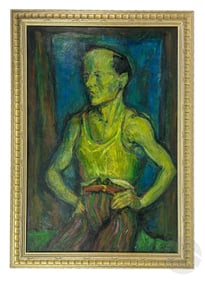 Jean-Marie Sorgue 1924-2010 Le Forain Oil Painting