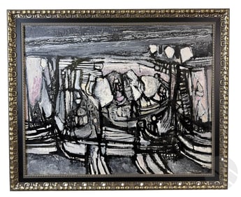 Jean-Marie Sorgue 1924-2010 Double Sided Painting