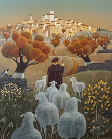 Jean Pierre Lorand b.1939 Landscape Oil Painting