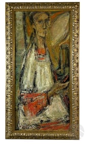 Jean-Marie Sorgue 1924-2010 Clergyman Oil Painting