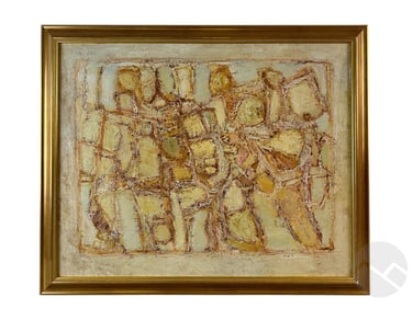 Jean-Marie Sorgue 1924-2010 Abstract Oil Painting