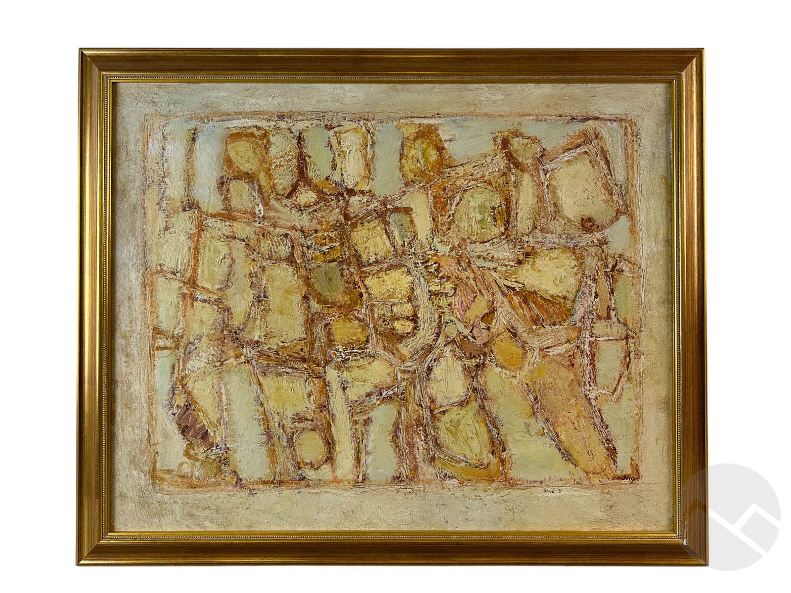 Jean-Marie Sorgue 1924-2010 Abstract Oil Painting (1 of 6)