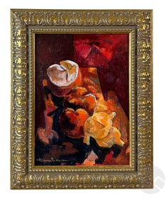 Pierre Lambert b.1929 Fruit Still Life Painting