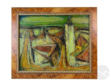 Jean-Marie Sorgue 1924-2010 Abstract Oil Painting