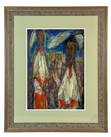 Jean-Marie Sorgue 1924-2010 Abstract Oil Painting