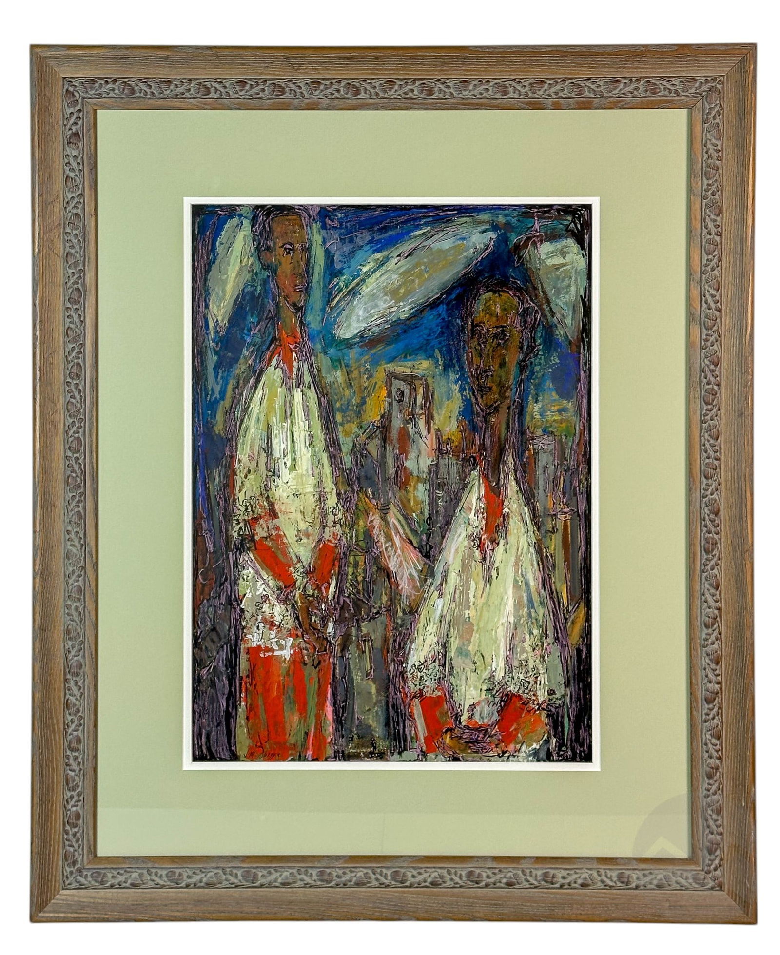 Jean-Marie Sorgue 1924-2010 Abstract Oil Painting (1 of 6)