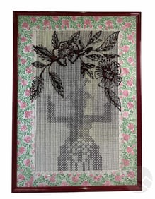 Fabric on Mirror Manner of Konstantin Zvezdochetov