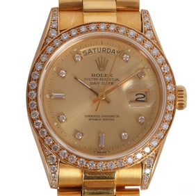 Rolex Day-Date 1803 Presidential 18k Diamond Watch