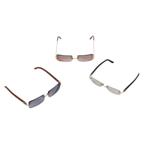 Cartier French Designer Frames Sunglasses 3pc LOT