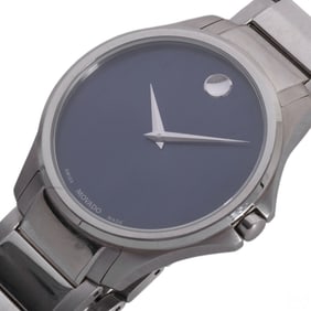Movado Blue Museum Dial Stainless Steel 39mm Watch