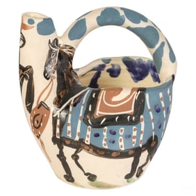 Pablo Picasso 1881-1973 Cavalier et cheval A.R.137