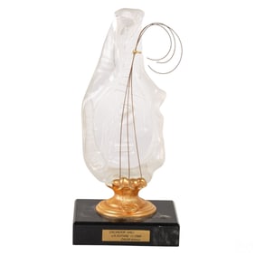 Salvador Dali Daum Glass 1984 La Guitar Sculpture