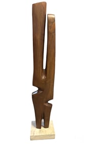 Henry Moretti (1913-2015) Abstract Wood Sculpture