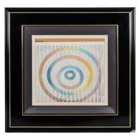 Yaacov Agam b.1928 Lenticular Agamograph SIGNED